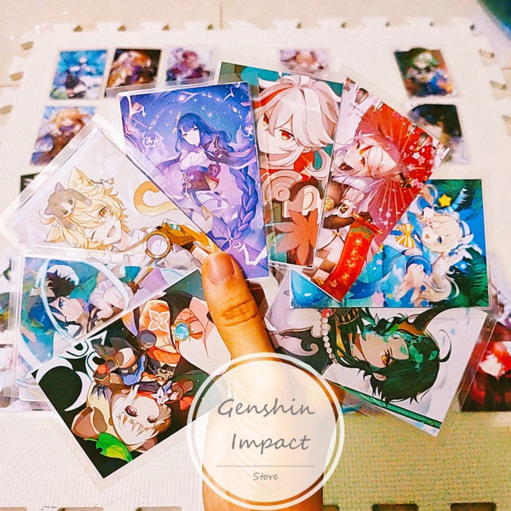 *Mua 1 cái tặng 1 tấm ảnh* Standee Genshin Impact (phiên bản mùa đông)