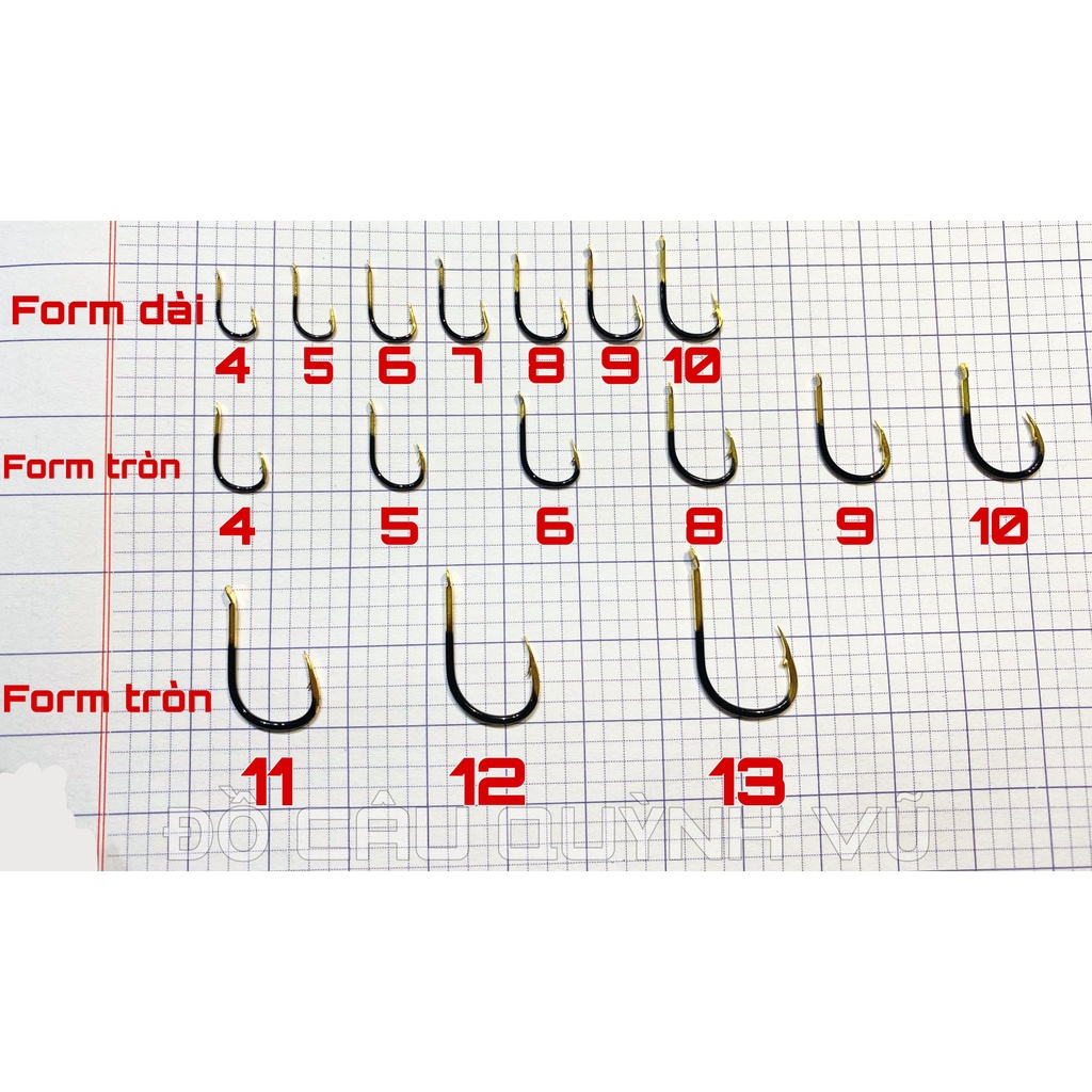 Lưỡi Câu Đài CJ-Seiko siêu đẹp, lưỡi câu siêu bén, siêu bền, lưỡi câu đơn câu đài giá rẻ !