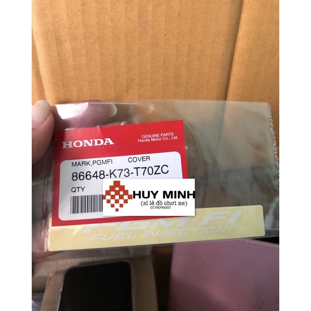 TEM WAVE125i/wave125i DÁN CÁNH BỬNG DƯỚI-CHỮ PMFI- HÀNG THÁI LAN CHẤT LƯỢNG