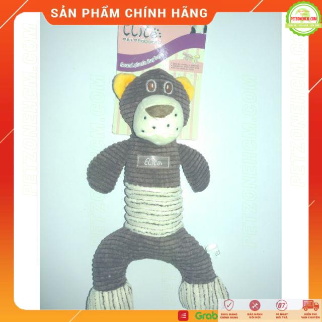 Đồ chơi thú bông cho chó  FREESHIP  Elite LWT 161029 - BN  màu nâu có còi