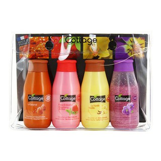 원반결 - SET 4 CHAI SỮA TẮM MINI COTTAGE - Pháp (50ml x4)