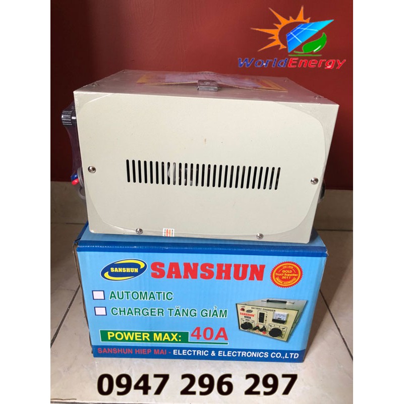 Sạc bình ắc quy Sanshun 40A