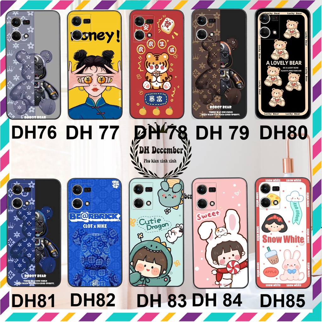 Ốp lưng Oppo RENO 7 4G -ỐP BẢO VỆ CAMERA- in hình 3D lucky, gấu Brick xinh xắn - KHÔNG NÊN BỎ LỠ