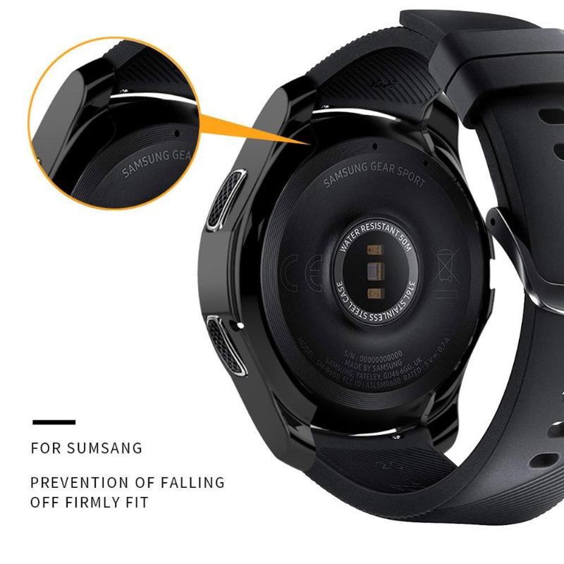 Vỏ nhựa TPU mềm bảo vệ đồng hồ thông minh Samsung Galaxy Watch 46mm 42mm S3 S2