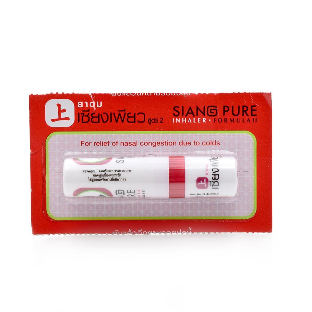 Ống Hít Thông Mũi Siang Pure 2 Đầu Thái Lan