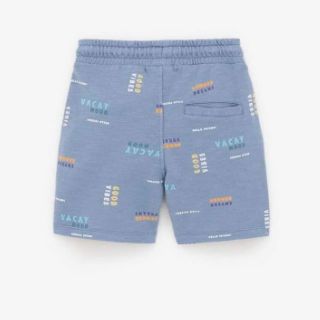 Quần Short Thun Da Cá Zara Bé Trai