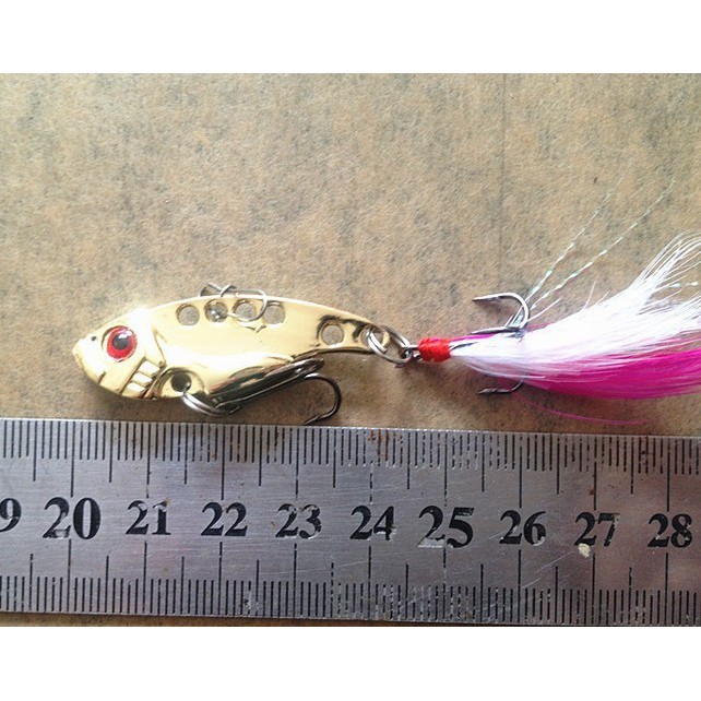 1 Mồi Câu Cá Giả Kim Loại 7g 4cm