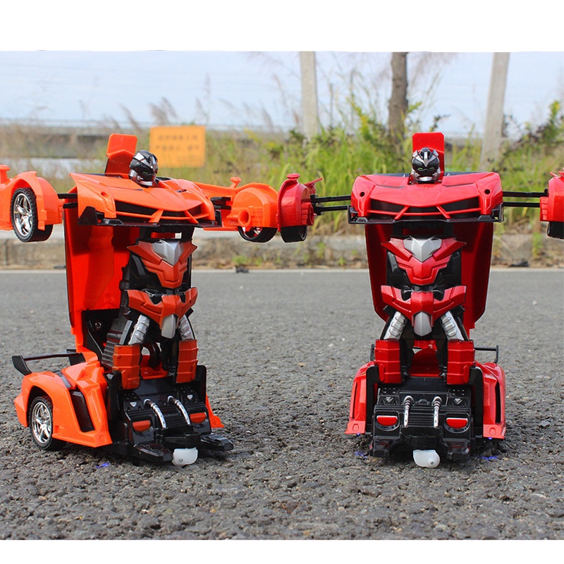 Đồ Chơi Xe Hơi Biến Hình Robot Điều Khiển Từ Xa 2 Trong 1 Cho Trẻ Em