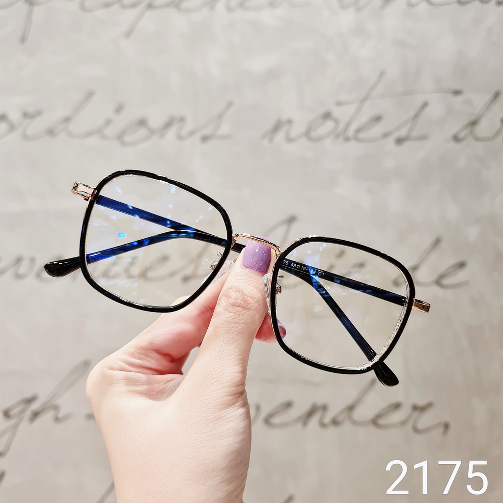 Kính thời trang nam nữ LILYEYEWEAR mắt vuông to đẹp nhựa chống bụi đi đường 2175 | BigBuy360 - bigbuy360.vn