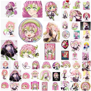 10-50 hình dán Stickers Kanroji Mitsuri Kimetsu No Yaiba decal (random hình)