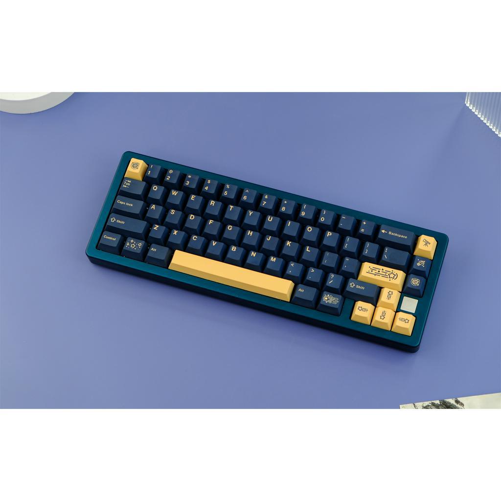 GMK Stargazing Keycaps, 129 Phím Keycaps PBT Cherry Profile DYE-SUB Cá nhân hóa Keycaps GMK cho bàn phím cơ