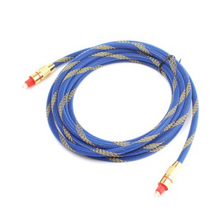 Cáp quang âm thanh Toslink Optical 1m (Xanh Phối Vàng)