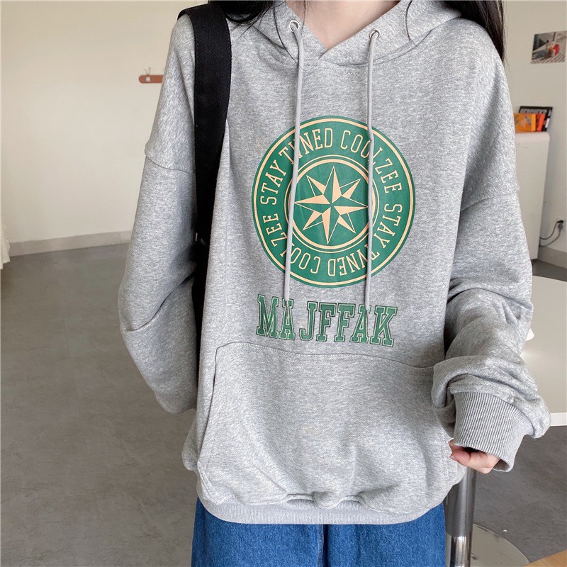 Áo Hoodie Nam Nữ Unisex Dài Tay, Áo có mũ Nỉ Bông Cổ Tròn Form Rộng 40kg-70kg Thời Trang Thu Đông Nhiều Màu - SuzaHouse | BigBuy360 - bigbuy360.vn
