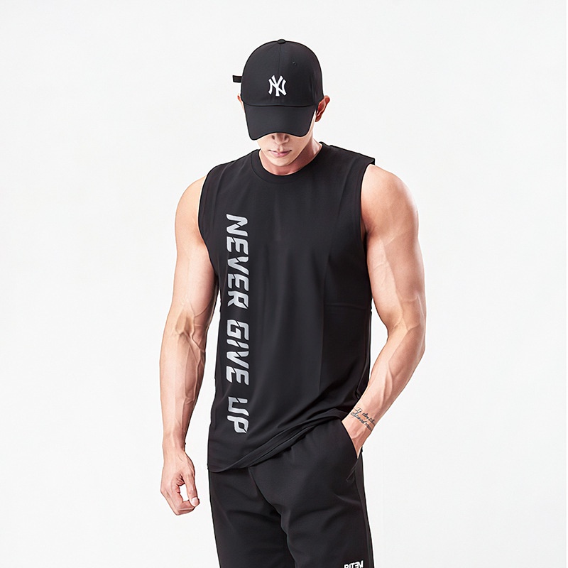 [GYMen]  Áo Sát Nách Cotton Dáng Rộng Thấm Hút Mồ Hôi Nhanh Khô Chống Ẩm Size Lớn Cho Nam Tập Gym Bóng Rổ Đường Phố Ngoài Trời   thể thao nam