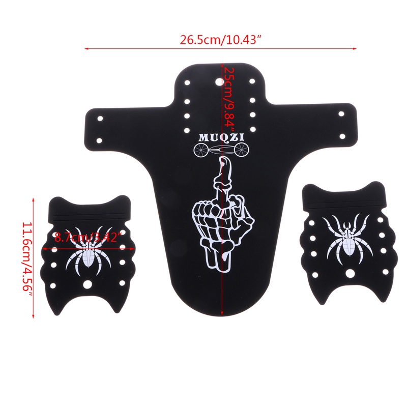 FENDER 1 bộ dè chắn bùn trước sau cho xe đạp leo núi MTB