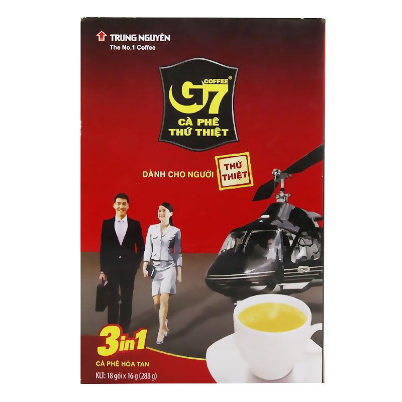 Cà Phê Hòa Tan G7 3 Trong 1 16G (18Gói/Hộp)