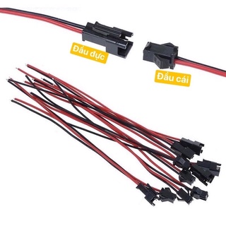 1 cặp jack Đầu Nối Dây Điện mầu đen