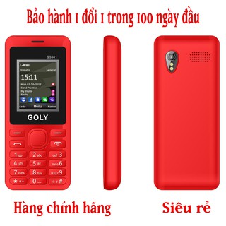 Điện thoại Goly G3301 2 Sim Soi tiền giả - Hàng chính hãng - BH 12 tháng