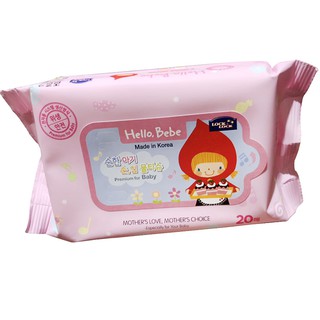 Khăn giấy ướt Hello Bebe  Lock&Lock HBB812