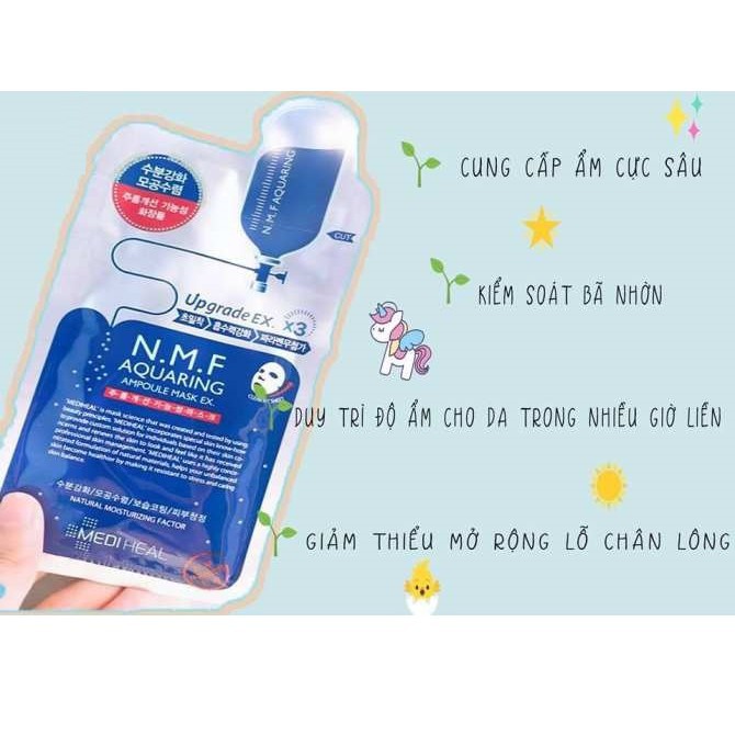 Mặt Nạ Giấy Mediheal Cấp Ẩm Dưỡng Trắng Dịu Da Loại Bỏ Bã Nhờn Cung Cấp Dưỡng Chất Mediheal Mask EX 25ml - Khongcoson