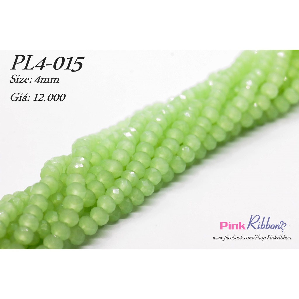 Pha lê 4mm - Link 1/3 - 12.000/dây