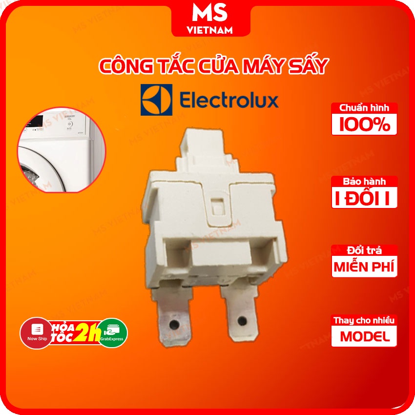 Công tắc nguồn máy sấy Electrolux 6-8kg EDV605, 705, 7552, 7551, 6051 - MS Vietnam