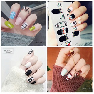Miếng dán móng tay - Nail Wraps (14 miếng dán khô)
