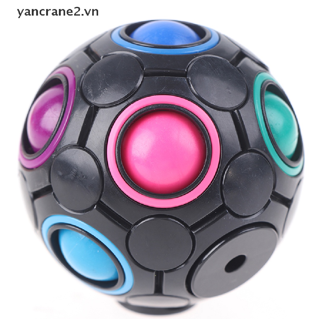 Fidget Toys Stress Reliever Rainbow Magic Ball Plastic Puzzle Toys