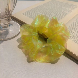 Dây buộc tóc, cột tóc Scrunchies Hologram lấp lánh