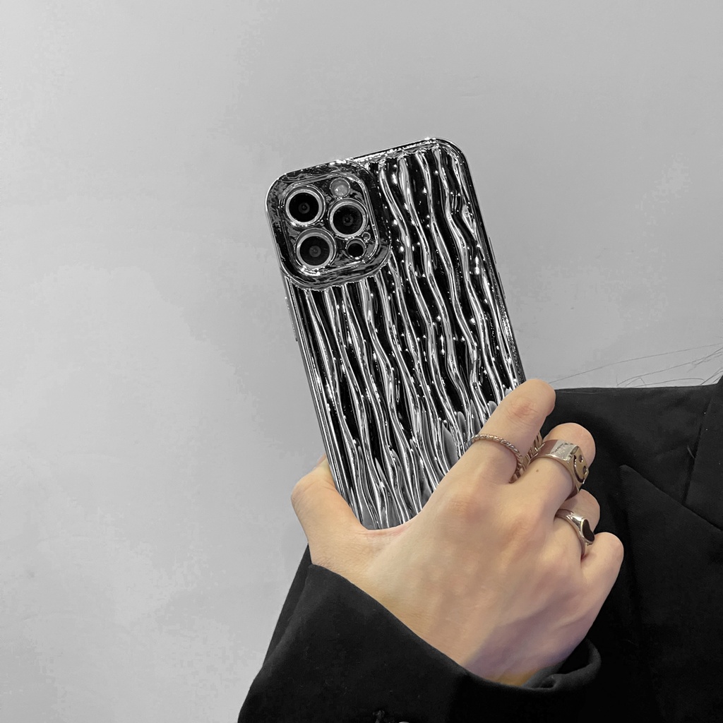 Ốp Điện Thoại silicone Mềm Chống Sốc In Họa Tiết Sóng Biển Cho iPhone 13 Pro MAX 11 12 Pro MAX X XS MAX XR