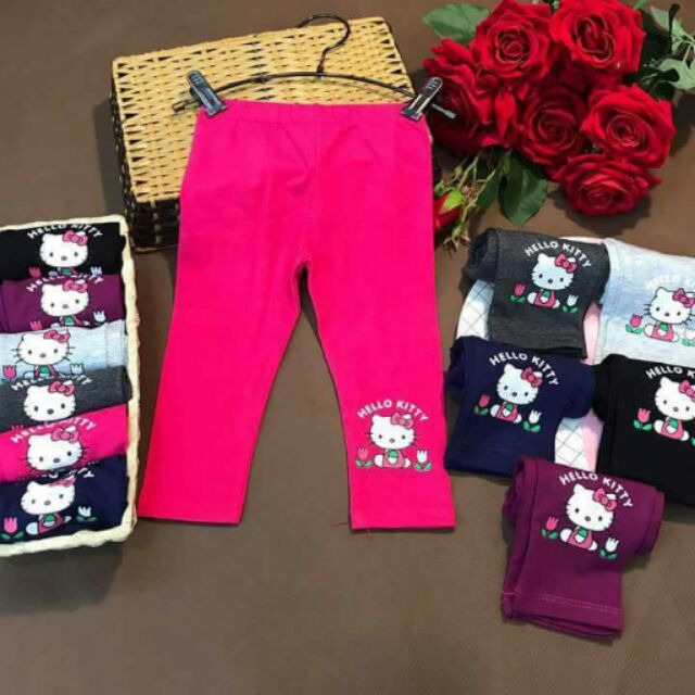 combo 3 quần leging dài hello kitty