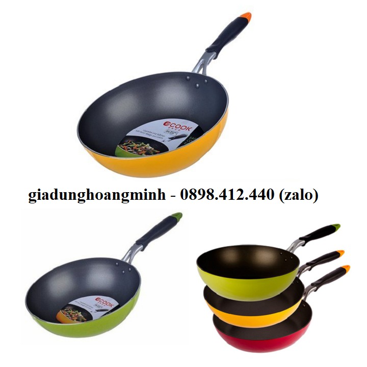 Chảo chống dính lòng sâu lock&lock - chảo chống dính lòng sâu