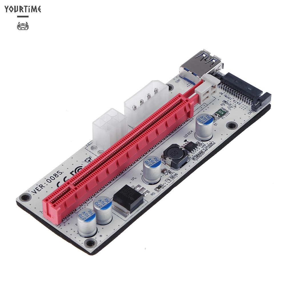 Thẻ đồ họa mở rộng 3 cổng nguồn PCI-E 1x sang 16x cho ETH BTC | BigBuy360 - bigbuy360.vn