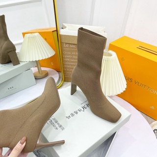 Bốt boot len lửng gót dẹt fullbox hàng quảng châu cao cấp