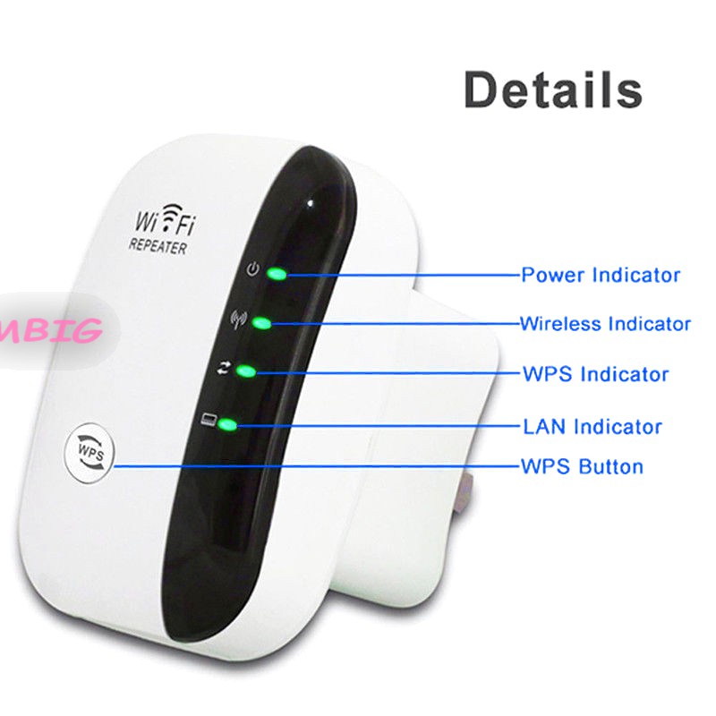 Thiết Bị Khuếch Đại Sóng Wifi 300mbps Super Boost Boost Tốc Độ Cao Không Dây My