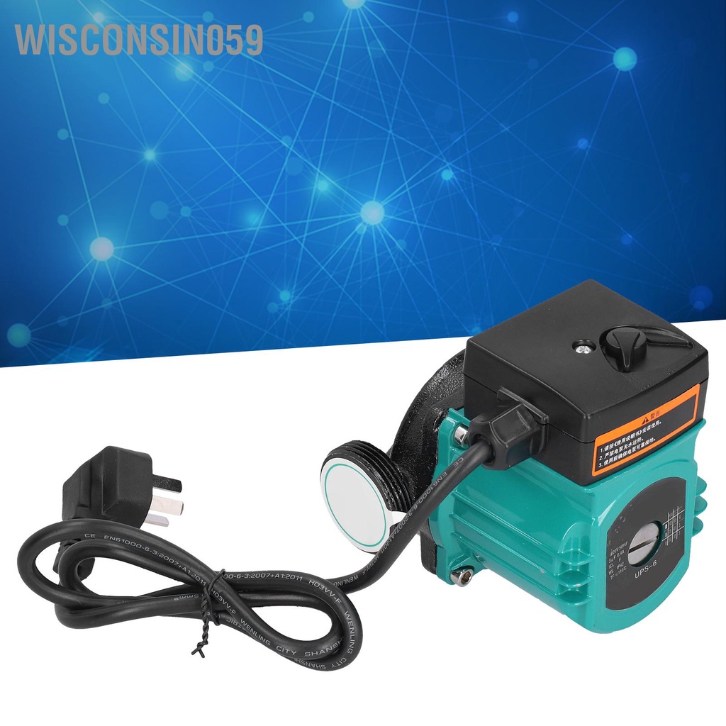 [Hàng Sẵn] Máy bơm tăng áp tuần hoàn tự động UPS ‑ 6 nước 3 Tốc độ cực cao  không ồn AC220V 100W 1.5in【Wisconsin059】