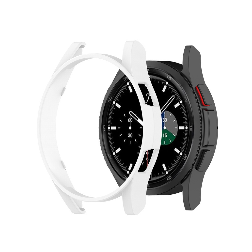 Vỏ bảo vệ bằng PC thích hợp cho đồng hồ thông minh Samsung Galaxy Watch 4 Classic 42mm 46mm
