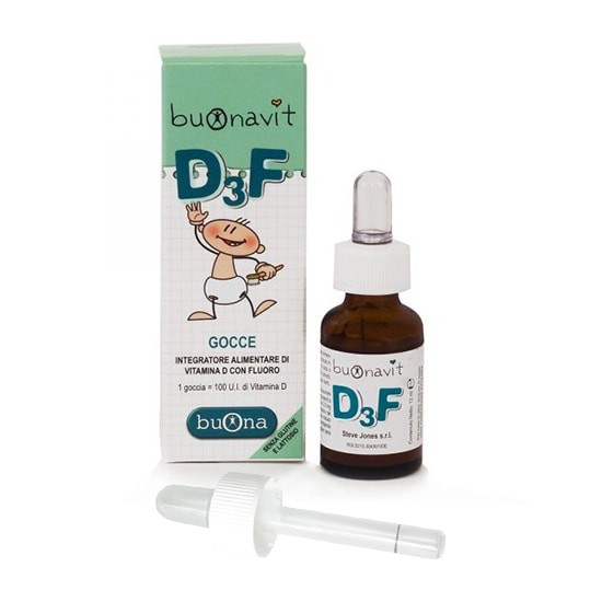 Buonavit D3F -Bổ sung vitamin D3 và Flo cho cơ thể, giúp hỗ trợ hấp thu Canxi. Hỗ trợ xương răng chắc khỏe