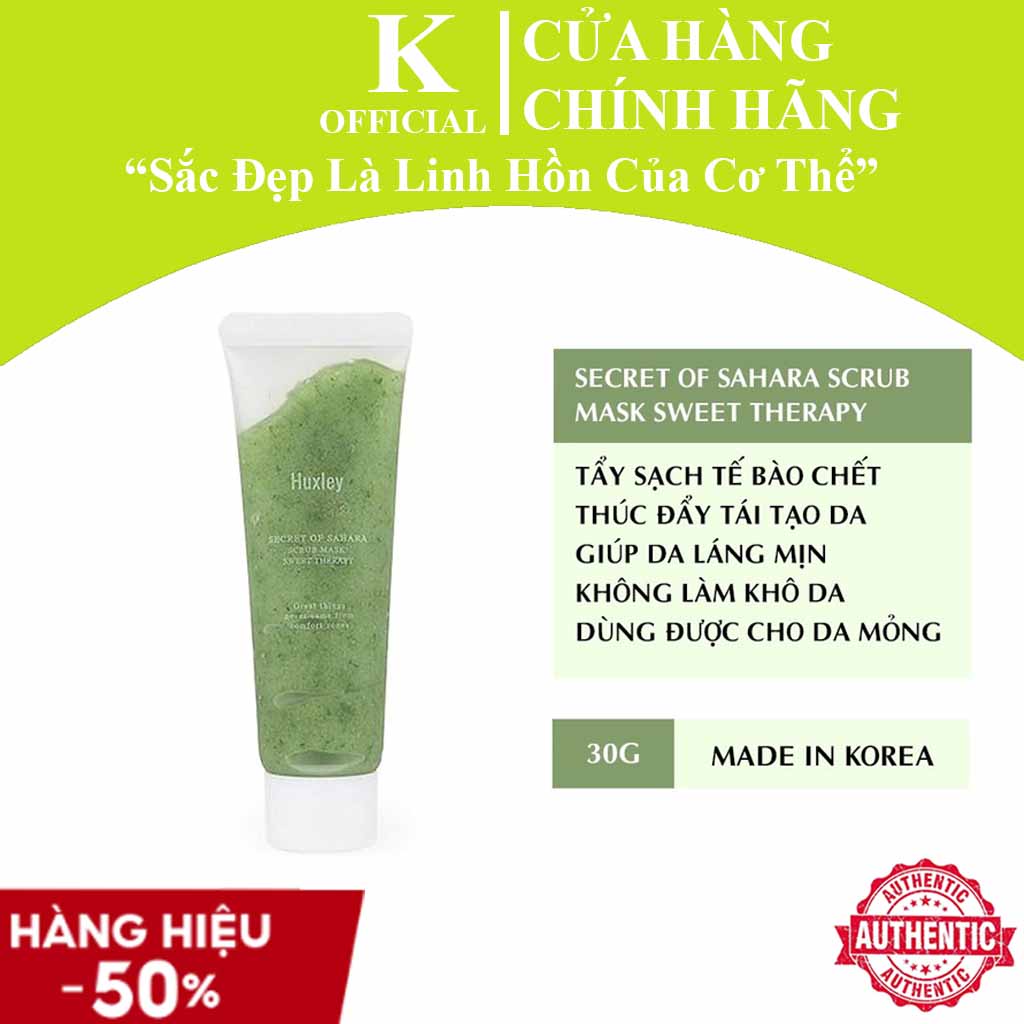 Tẩy Tế Bào Chết Huxley mini 30g