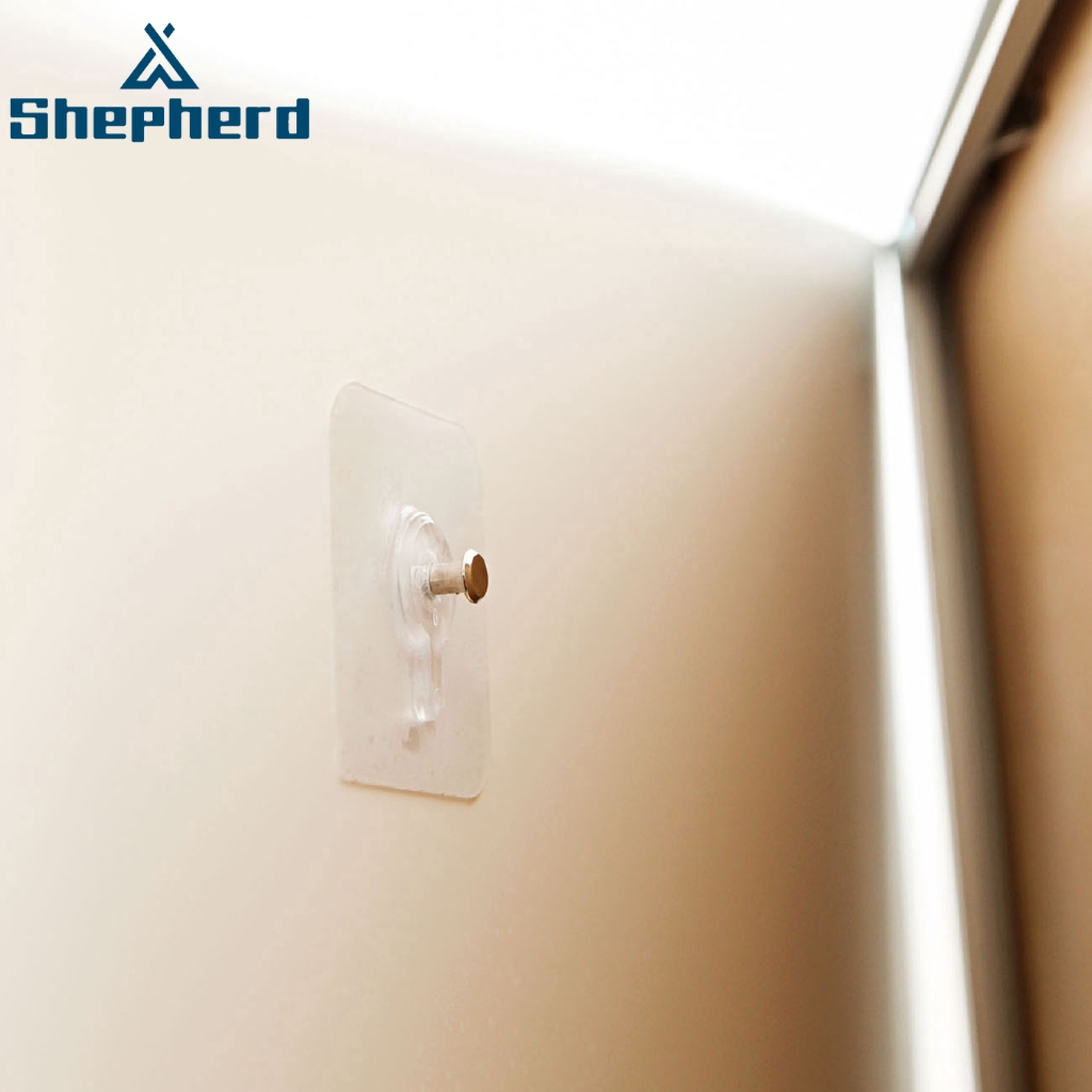 Shepherd Móc treo đồ tự dính không cần khoan tiết kiệm không gian tiện dụng