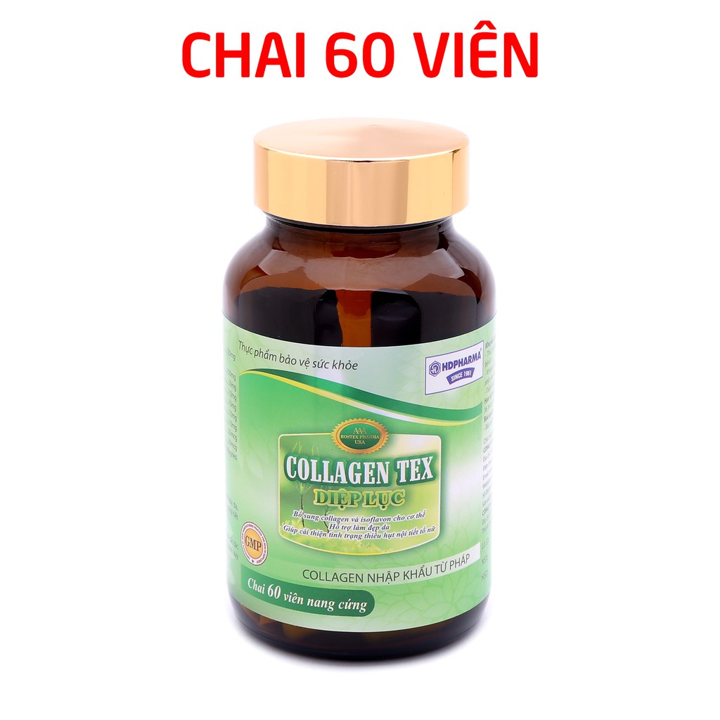 Viên uống Collagen Diệp Lục làm đẹp da, chống lão hóa, ngừa nếp nhăn - Hộp 60 viên | WebRaoVat - webraovat.net.vn