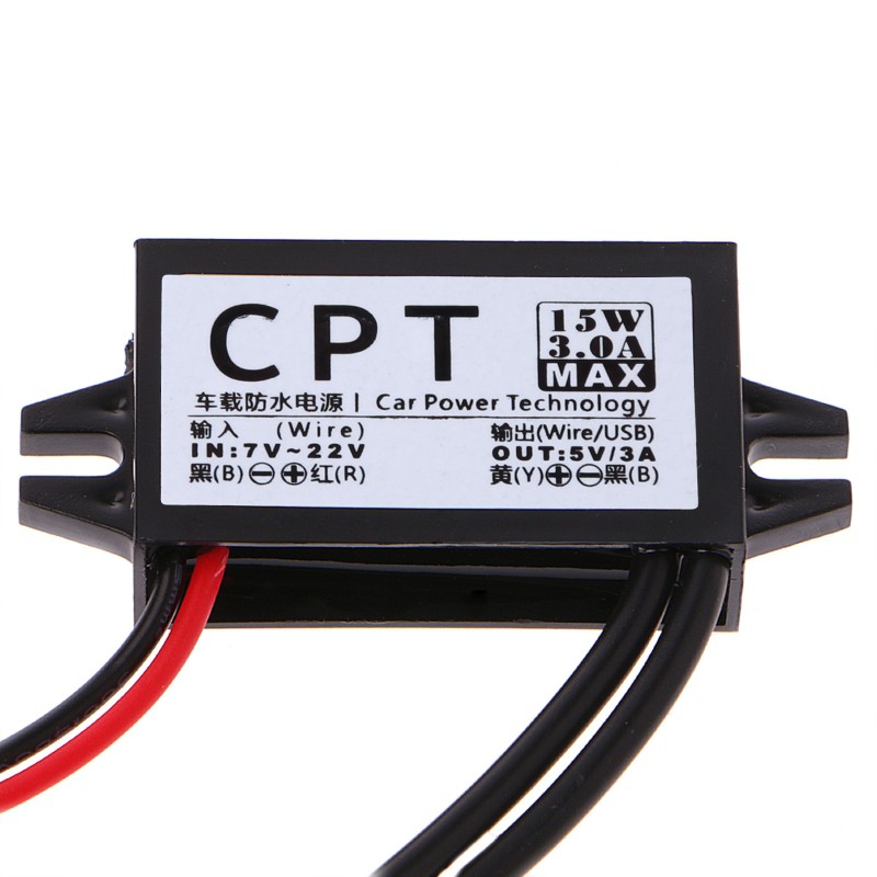 Bộ Chuyển Đổi Điện Áp 12v Sang 5v 3a 2 Usb Đa Năng