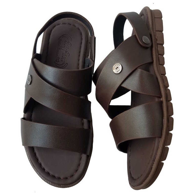 Giày sandal nam da bò BIGGBEN cao cấp HKD405