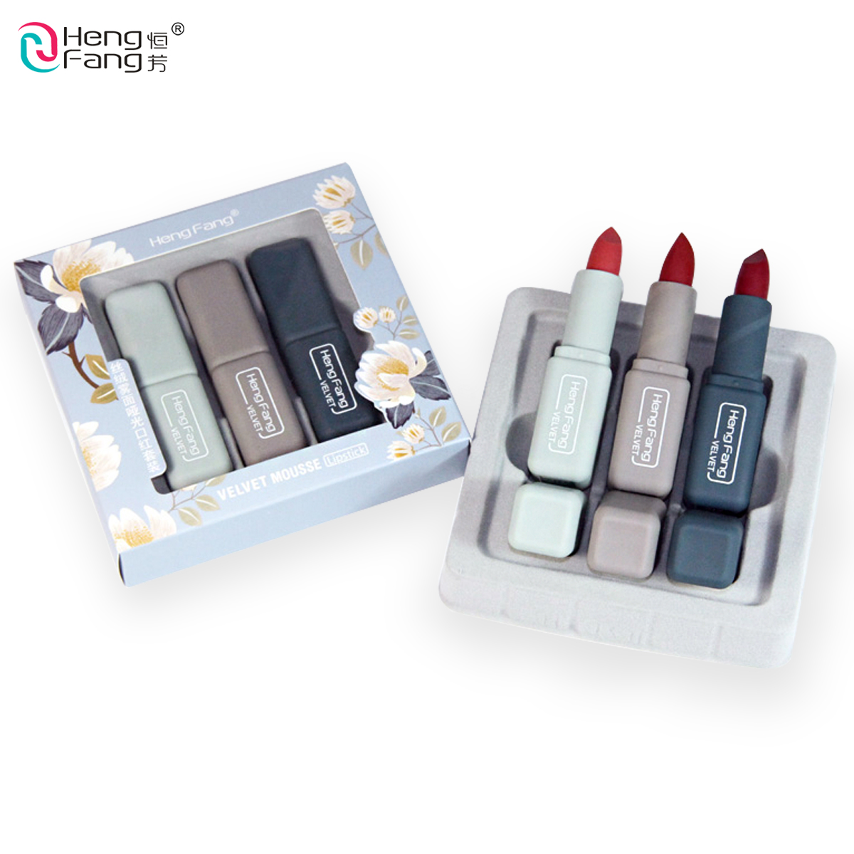 Set 3 Thỏi Son Lì Hengfang 3.5gx3 H9391A/B