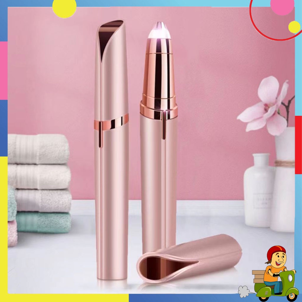 Bút Cạo Lông Mày Sạc Pin Tiện Lợi Bỏ Túi - Máy Tỉa Lông Mày Nhỏ Gọn Tỉa Được Nhiều Kiểu Lông Mày Yêu Thích