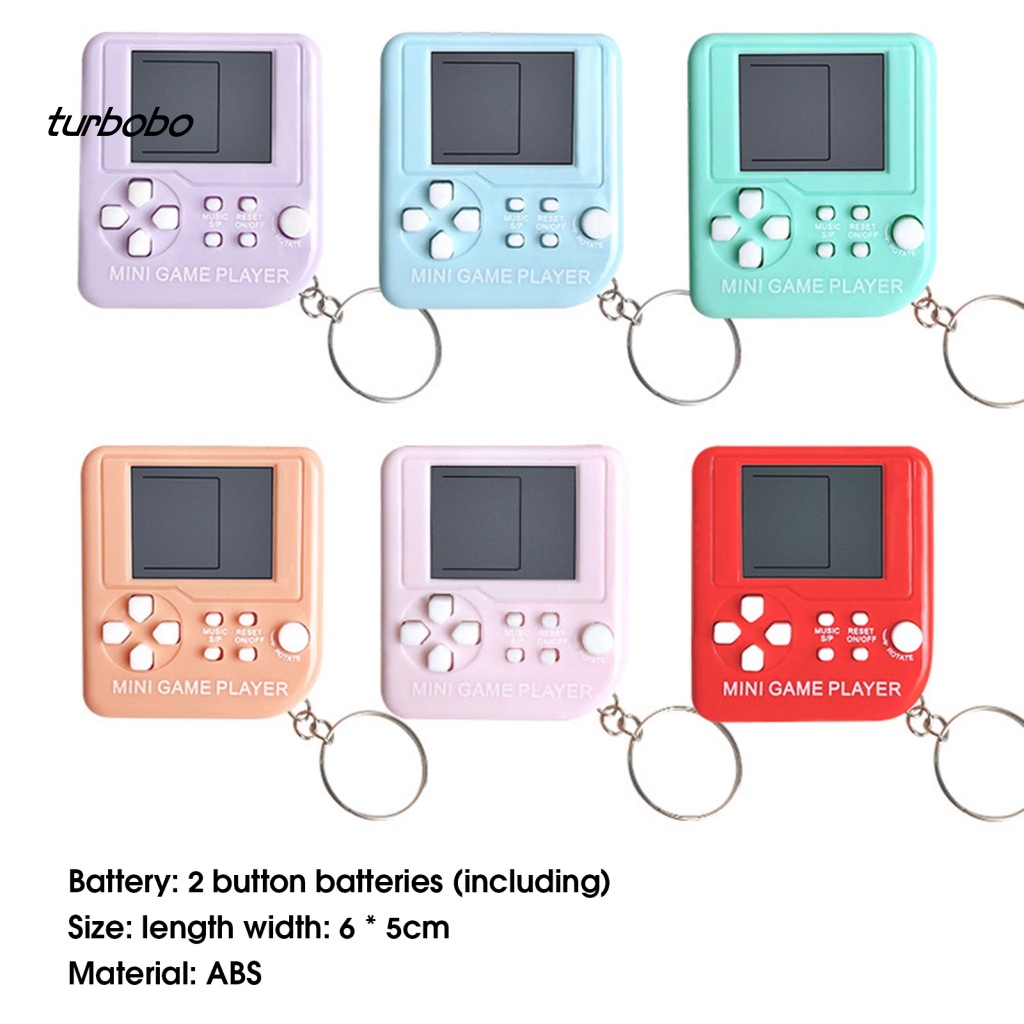 Máy Chơi Game Cầm Tay Cổ Điển Tích Hợp Móc Khóa Màn Hình LCD