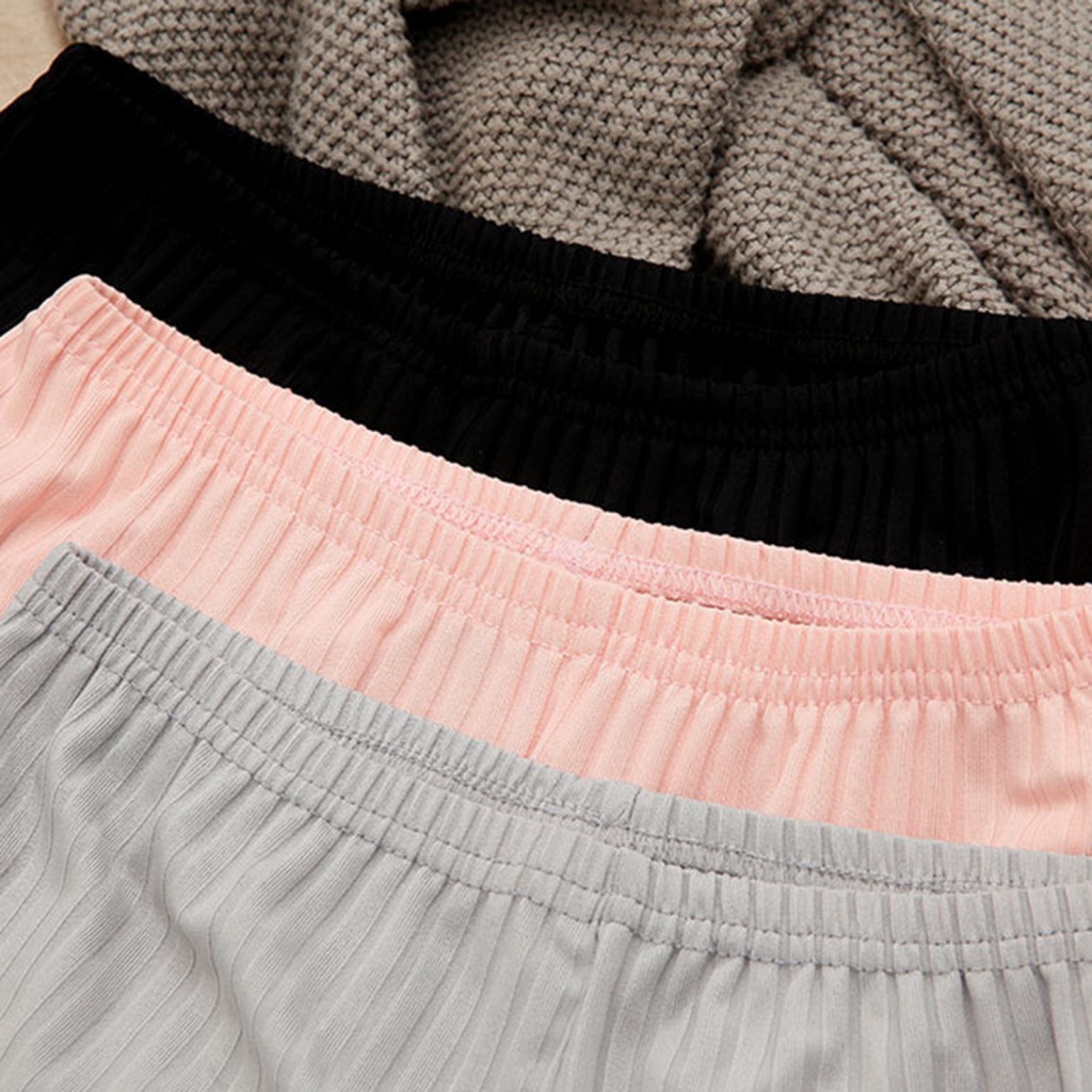 Quần Legging Ngắn Màu Trơn Cao Cấp Thoải Mái Mặc Mùa Hè Cho Nữ