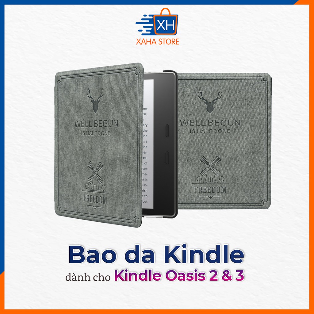 ⚡️ Cực rẻ ⚡️ Bao da máy đọc sách Kindle Oasis 2 và Oasis 3 🍀 Divisi 🍀 | BigBuy360 - bigbuy360.vn