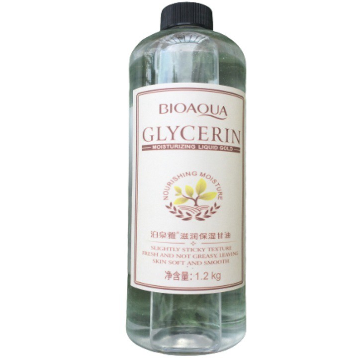 GLYCERIN 1.2 Kg dưỡng ẩm và làm trắng da mặt  Nguyên Chất Nhập Khẩu