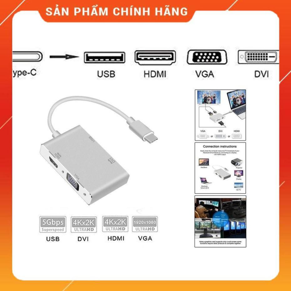 [FreeShip HCM] Cáp chuyển Type-C ra USB 3.0, VGA, HDMI, DVI